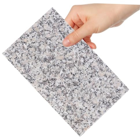 DECOMELODY Hamster Board Small Pet Cooling Stone Marble Cooling Plate for Hamsters Rabbits Chinchillas Bite Resistant Natural Moorstone Pet Tile for Small Animal Habitat Decor