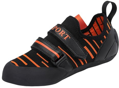 Kraftpaid Zapatos De Escalada,Pies De Gato Escalada,Zapatos Escalada Goma Antideslizante para Niños,Zapatillas De Escalada Mujer,Pies De Gato Transpirables,Cómodos,para Acampar Escalada