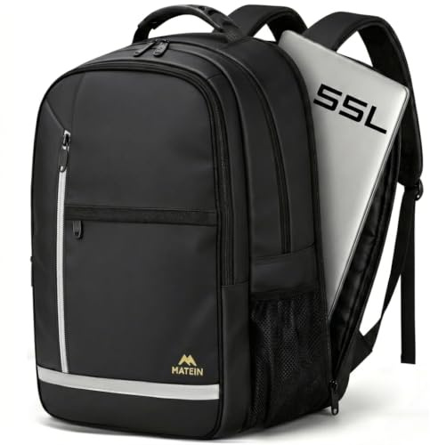 MATEIN 55L Extra Large Backpack for Men, Laptop Rucksack for Men Work