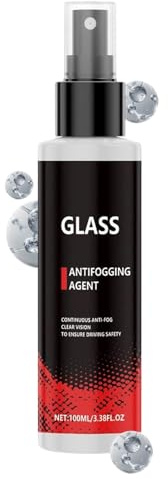 Innenscheiben Anti-Beschlag 100 ml Fenster Entnebeler | Autoglas Anti-Nebel Spray Für Automobile Und Fahrzeuge An Außenspiegeln Und Bildschirmen Zur