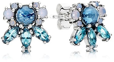 Pandora 290731NMBMX Ohrstecker blau Eiskristalle - Winter Neuheit 2016