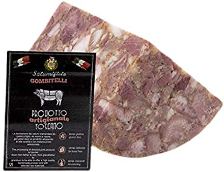 Soppressata (Coppa di Testa - Testa in Cassetta) - | trancio sottovuoto da 0,7 kg | Salume artigianale Toscano | Salumificio Artigianale Gombitelli - Toscana