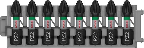 Bosch 8x Embout PRO Pozidriv Impact | Longueur 25 mm Professional Accessoire Visseuse, Perceuses/visseuses rotatives