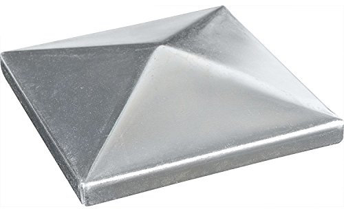 Secotec 302328 tappo per pali in legno, 120 x 120 mm, acciaio inox