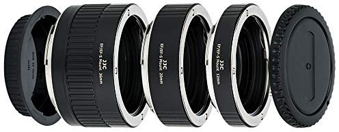 JJC Autofokus Makro Zwischenringe (AF) mit TTL-Belichtung für Makrofotographie 12mm 20mm und 36mm (Passen für Canon EOS EF/EF-S Mount Kameras)