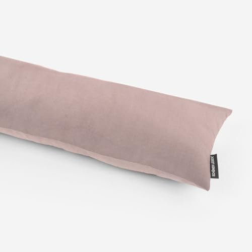 SCHÖNER LEBEN. Zugluftstopper Velvet Samt EIN Altrosa div. Größen, Auswahl:100cm Länge
