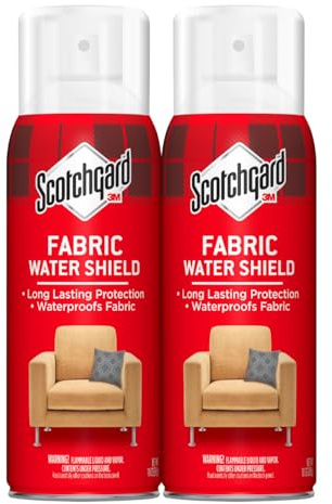 Scotchgard Fabric Water Shield, Water Repellent Spray for Spring and Summer Clothing and Household Upholstery Items, Long-Lasting Protection for Seasonal Fabric, Two 10 Oz Cans (Pack of 2)