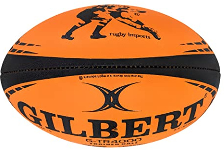 Gilbert G-TR4000 Neon Rugby Training Ball (5, Neon Orange)