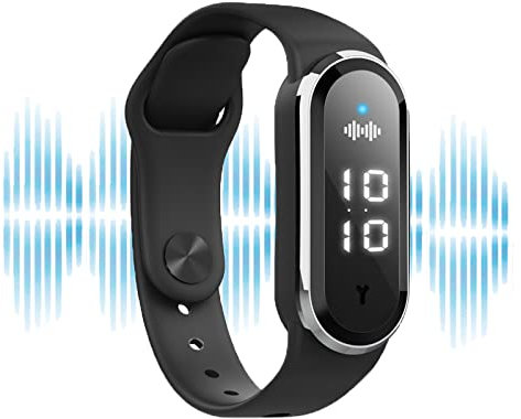 Ultraschall Repellent Armband Mückenschutz Armband Mückenschutz Armband Elektronische Uhr Smart Watch Handgelenk Armband USB Aufladen Fit Erwachsene Kinder (schwarz)