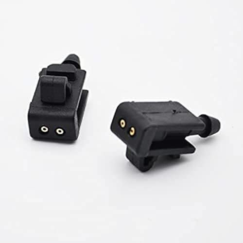 BOLNEY 2 Stück Scheibenwaschdüse universelle Wischersprühdüsen,für Renault Scenic MK2 2003-2009 OE 8200082347,Auto-Frontscheibenwaschdüsen