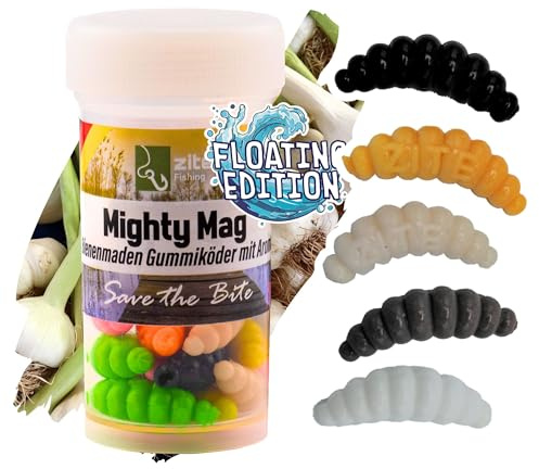 Zite Fishing Mighty Mag Floating Edition - Auftreibende Forellen Gummiköder | / Forellenköder Neuheiten - Künstliche Bienenmade