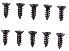 QUMIIRITY 1000stücke Schwarze Pickup-schrauben Für Gitarren-humbucker-ringe Langlebige Befestigungsschrauben Für Einfache Montage Und Zuverlässige Verbindung Von Tonabnehmern Und Rahmen