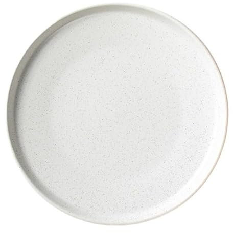 Assiettes Service de Table Vaisselle en céramique noire et blanche, assiette à Steak mat, assiette à légumes plate peu profonde simple, ensemble de plats ménagers, assiette à spaghetti japonaise Assie