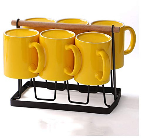 Tazza da caffè in Ceramica per Uso Domestico, Tazze da caffè nel Soggiorno con Ripiani, Tazze per Bevande da Festa, Tazze da Latte Personalizzate, Molto Adatte
