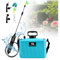 Spruzzatore a zaino alimentato a batteria da 10L, spruzzatore elettrico da giardino con manico ricaricabile USB 4000mAh con 4 ugelli