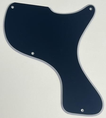 Pickguard passend für Gibson Les Paul Junior 1958 Style Gitarre (5-lagig, schwarz)