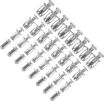 ULTECHNOVO 40piezas Tornillos De Expansión Metálicos Para Hormigón Sin Perforación Para Mejoras Del Hogar y Oficinas