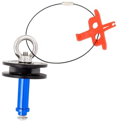 Toyvian Accesorios Sujetacadenas Bicicleta Herramienta Limpieza Bicicleta Ciclismo fijado guardián Ergonómico Herramienta de fijación de Cadena tapón de Cadena Aleación de Aluminio Black