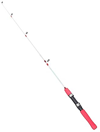 Toyvian Ice Fishing Rod Lure Pole Lightweight Fiberglass Outdoor Shrimp Fishing Tool Adjustable for Winter