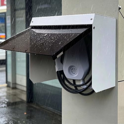 Utomhus Universal Ev Laddare Skyddskåpa,elbil Laddstation Skyddande Tak Plug Täcka,väderbeständig Ev Laddare Kapsling, för Alla Laddare för Elfordon