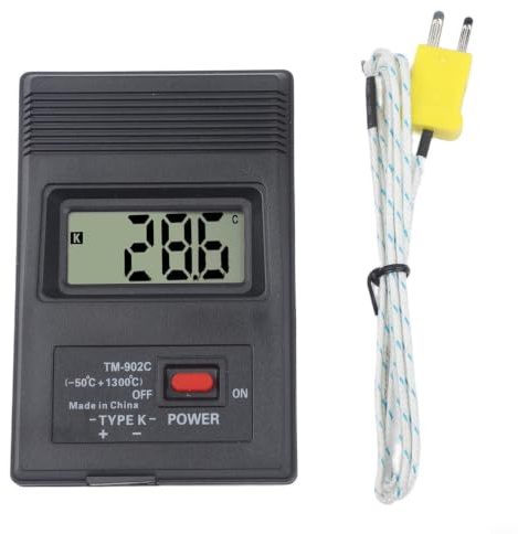 K-Type digital termometer, TM-902C bärbar testare, LCD-skärm för industriell laboratoriemat -50 till 1300 C