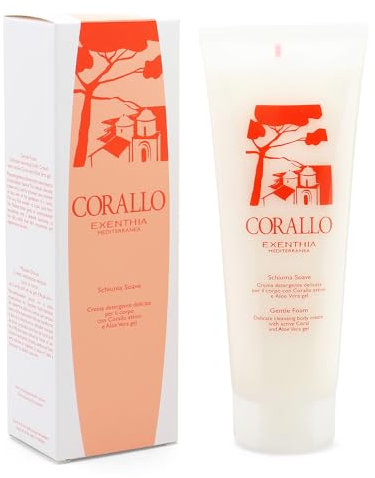 Corallo Schiuma Soave 250ml - Crema Detergente Exenthia Mediterranea