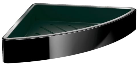 Emco LOFT Schwammkorb mit Kunststoffeinsatz Schwarz Schwarz Eckkorb