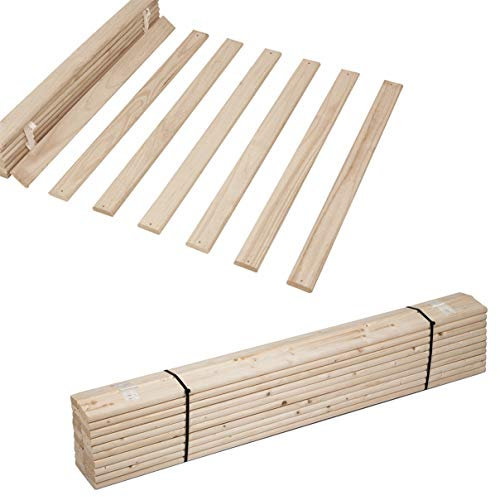 Helo Rolllattenrost Lattenrost Rollrost Holzlatten Bettrost Latten 11 Latten 120 x 200 cm (Basic A4)