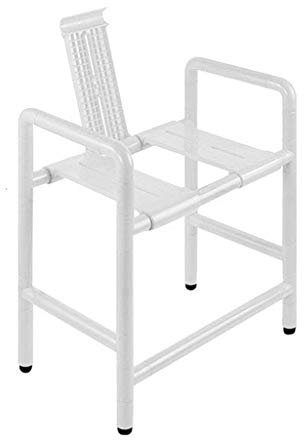 MRDAER Badesitze Badhocker Dusche/Badhocker Edelstahl Kommode Stuhl Duschsitz Hocker Anwendbar kompatibel für ältere/behinderte/Schwangere Frauen Anti-Rutsch-Matten Duschstuhl Heavy Duty in