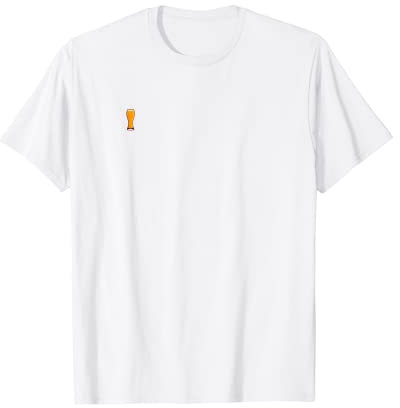 Verre à bière blanche pour amateurs de bière blanche T-Shirt