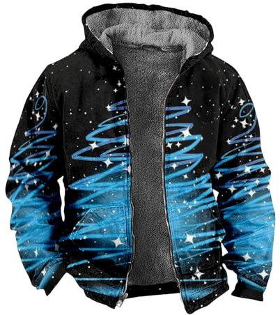 KONG JIMFAN Softshelljacke Herren Wasserdicht Sipperjacke Regenhut Wasserdicht Rain Jacket Strickjacke Herren Herrenjacke Übergangsjacke Leibwächter Jacke Wanderjacke Strickjacke Bunt(Sky Blue,M)