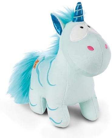 NICI Kuscheltier Einhorn Aquario 22cm - Meeres-Einhorn Kuscheltier mit großen Knopfaugen, Einhorn Plüschtier für Schmusetierliebhaber, Stofftier – 49708