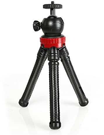 GLigeT Projector Mount Stand Projector Mount Stand Mini Tripod Projector Mount with 360 Degrees Rotatable Heads Mount with Metal Ballhead for Camera(Black) Projector Ceiling Mount