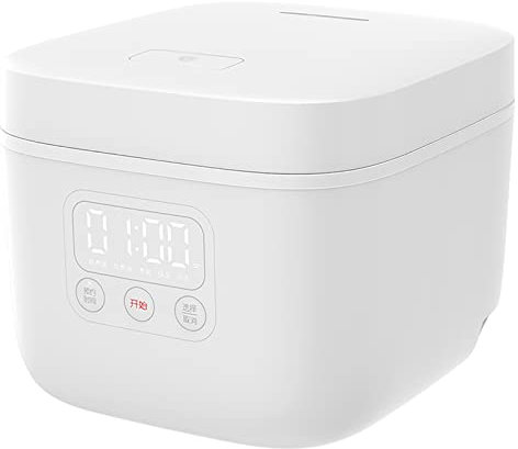 Cuociriso, Vaporiera 1,6 L Piccola capacità 1,7 mm Pentola interna antiaderente spessa 5 strati per dormitorio familiare per 1~3 persone