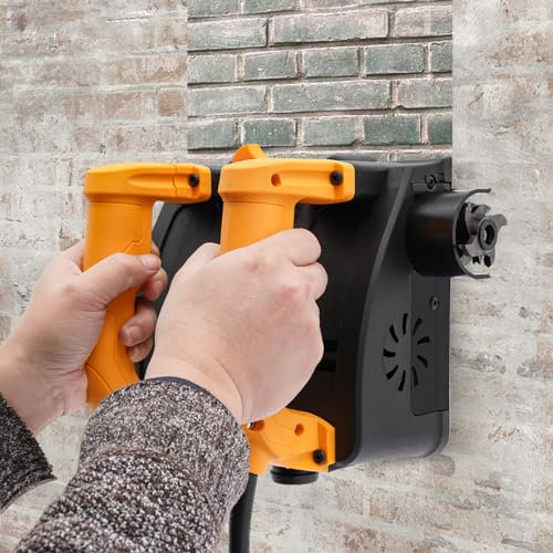 Raboteuse murale, fraiseuse à tambour, fraiseuse de rénovation, fraiseuse murale, raboteuse électrique, broyeuse à béton, raboteuse à rouleau portable avec câble 1200 W