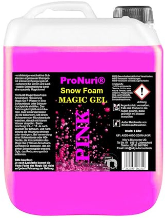 10 Liter Snow Foam PINK I Konzentrat | Autoshampoo auch für Wohnwagen & Caravan | Autowäsche I Foamer I Aktivschaum I Schaum Shampoo