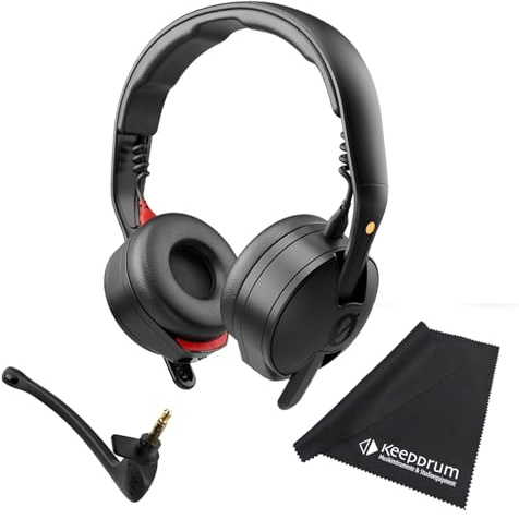 Rode NTH-50 geschlossener On-Ear Kopfhörer + NTH-Mic Headset-Mikrofon + keepdrum Mikrofasertuch