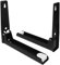 Operitacx 2 Piezas Soporte de Microondas de Inoxidable Estantería de Pared para Cocina Marco de Montaje Retráctil de Unidades