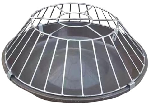 FewNvWa Distributeur de Nourriture pour Poules Plateau Alimentation Distributeur Aliments Mangeoire Poulet Récipient Oiseaux Capacité Large PE Adapté à L'Élev, 30 Trous
