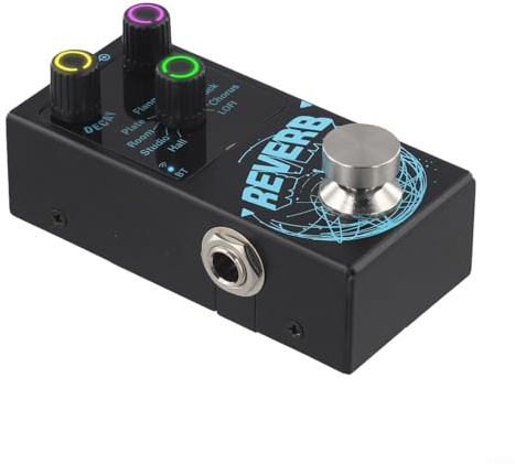 Gitarren-Reverb-Pedal mit 9 einzigartigen digitalen Reverb-Effekten mit einstellbarem Decay und Wet/Dry Mix und True Bypass-Funktion