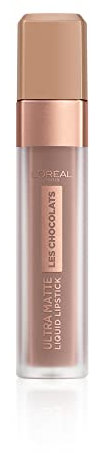 L'Oréal Paris Ultra Matte Steffi's Chocolates 848 Dose Of Cacao, flüssiger Lippenstift, 7.6ml