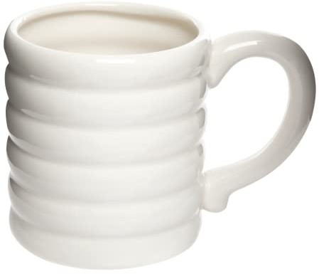 Baker Ross Regenbogen-Keramikbecher, Schachtel mit 2 Stück, für Kinder zum Bemalen und Verzieren, ideal zum Verschenken an Freunde und Familie, AX721
