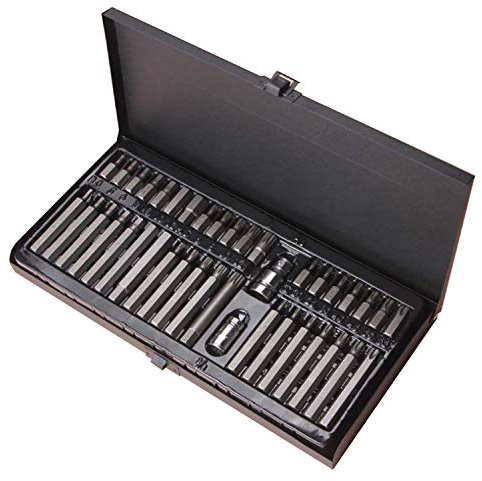 Juego de destornilladores de flores Juego de lotes de estrellas Llave hexagonal interna Herramienta de reparación de automóviles 40 piezas Paquetes de combinación de puntas de destornillador tipo
