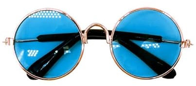 Schöne Vintage Runde Hund Katze Sonnenbrille Welpen Requisiten Dekorationen für Hunde Reflexion Brillen Requisiten Zubehör