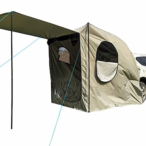 Auto-Markise, Auto-Heckklappenzelt, SUV-Zelt für Camping – Auto-Heckzelt, SUV-Markise für Sonnenschutz, tragbar, wasserdicht, Dachzelt, Auto-Überdachung für SUV, Minivan, Schrägheck
