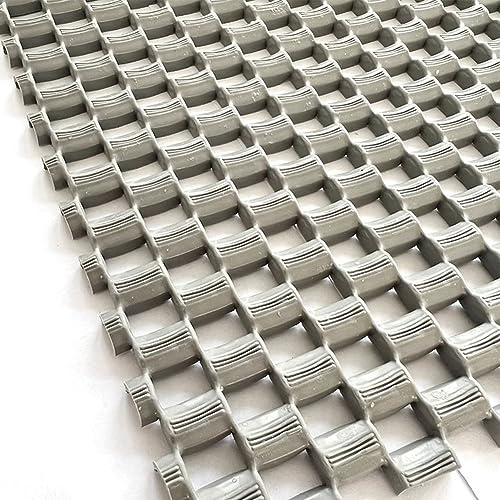 GZHERVICES Rubber Drainage Mat, Commercialfor 6mm Thick Drainage Flooring Mat Anti Slip Rug Underlay Carpet Grip Mat for Kitchen Restaurant Bathroom (Color : Gray, Size : 0.9x5cm)
