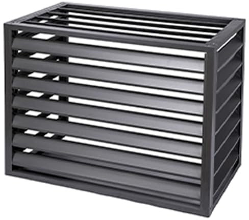Couverture ac pour l'extérieur Cache Climatiseur Exterieur Aluminium Couverture De Climatisation Décoratif cache poubelle exterieur Convient à la pompe à chaleur de poubelle de climatisation extérieur