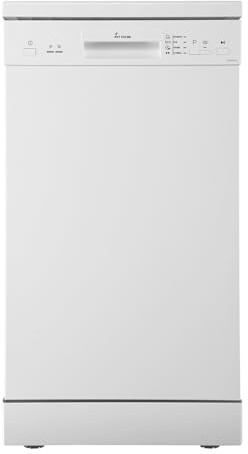 KKT KOLBE Freistehender Geschirrspüler DW401W, 45 cm, weiß | AquaStop, Besteckkorb, höhenverstellbarer Oberkorb, 4 Programme, 9 Maßgedecke