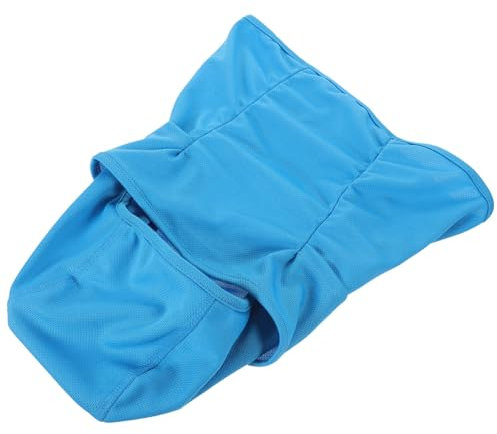 JECOMPRIS Kapuze Gesichtsmaske schutzkappen full face mask haarreife Mask for Men headpiece sonnenpflege staubschutz Fahrradhaube Eisseide gesichtsmaske Radfahren Gesichtshaube Blue