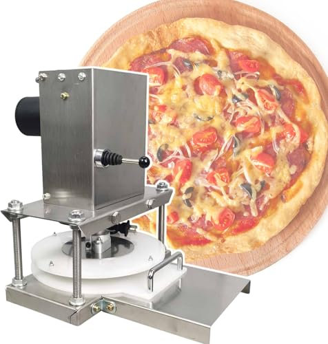 YXZQLOZ Home Making Machine Flat Pizza Dough Press, Small Tortilla Dough Press, 110V